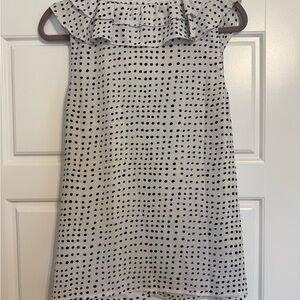 CAbi Black and White Polka Dot Top